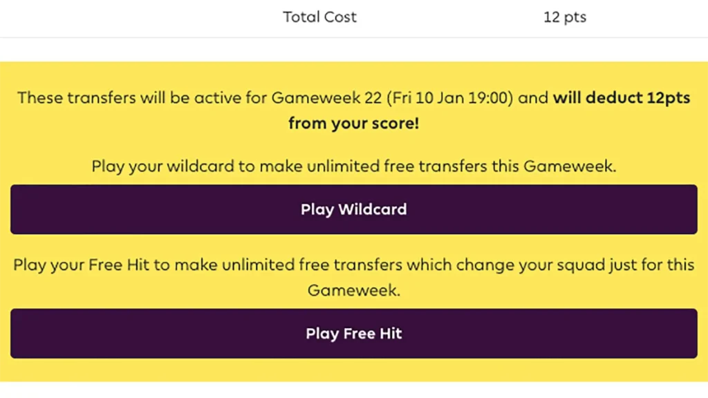 Free Hit vs Wildcard - What is the Difference?