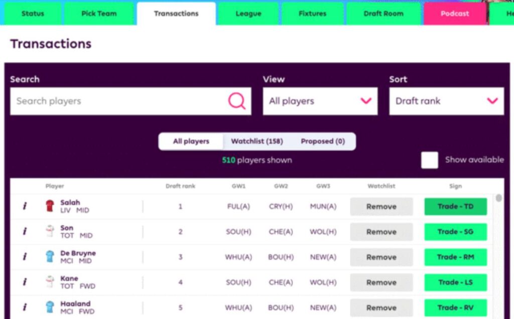 How Does FPL Draft Work?