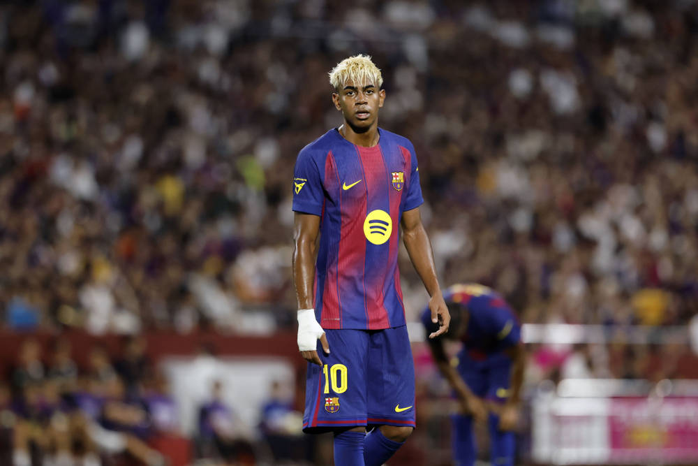 Lamine Yamal Barcelona, JULY 27, 2025: Friendly match between Vissel Kobe 1-3 FC Barcelona at Noevir Stadium Kobe in Hyogo, Japan.