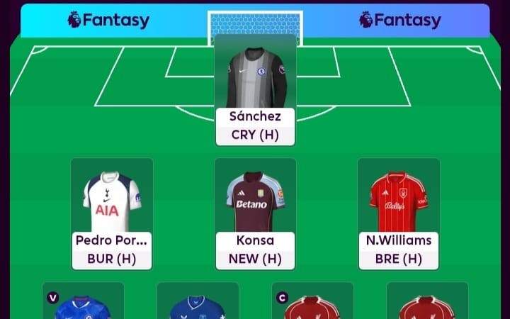Sam FPL GW1 Team Reveal