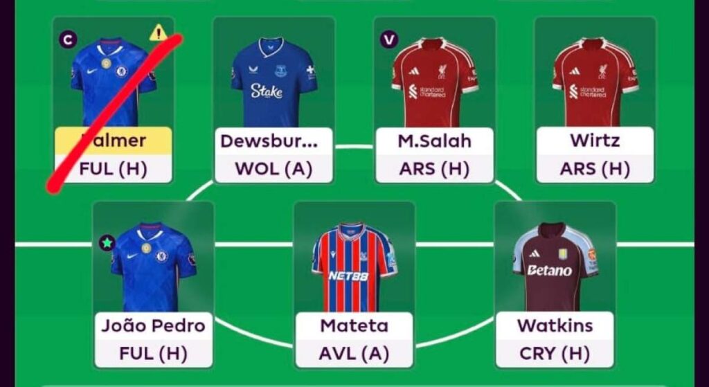 Sam FPL Team Reveal - GW3