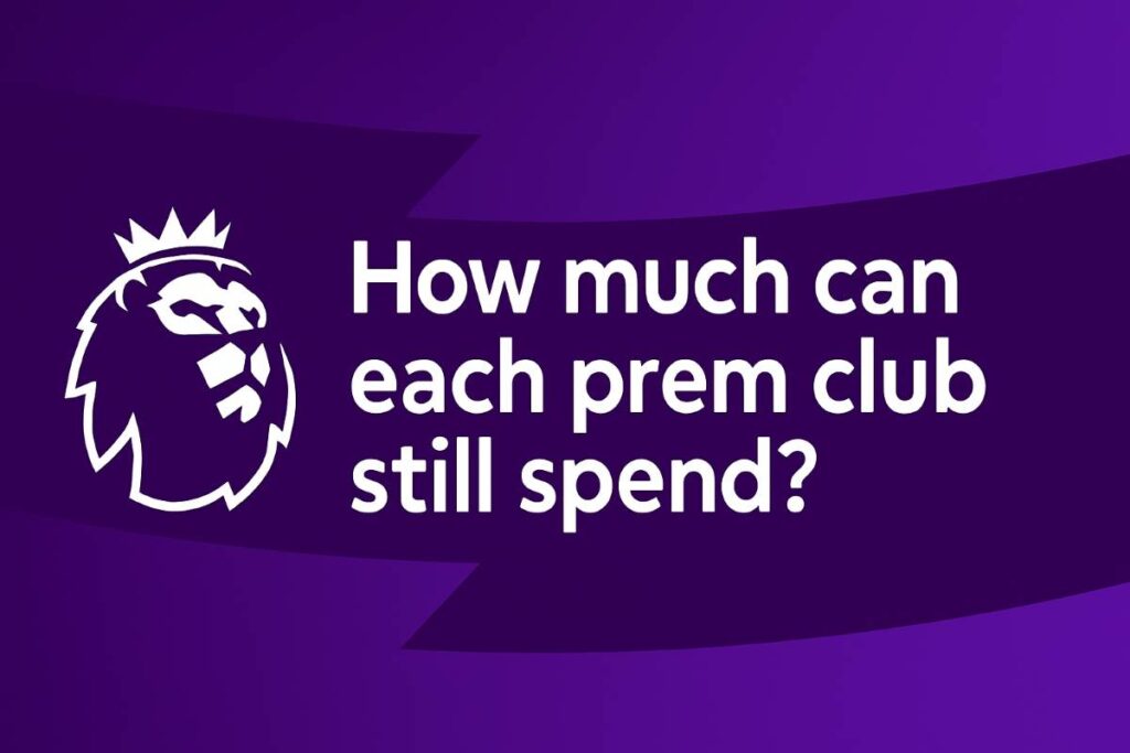 Premier League PSR - How Much Money Does Each Club Have Left?